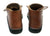 Brown North Pacific Handmade Leather boots by Aurora Shoe Co. - Back view
